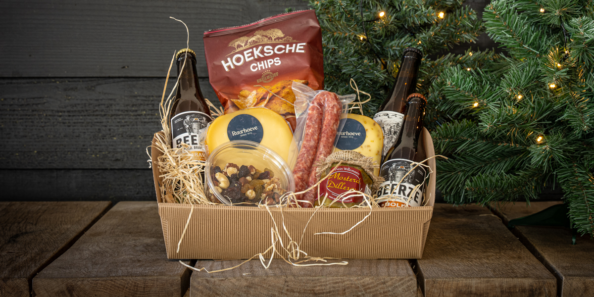 Mannengenieter kerst inhoud pakket