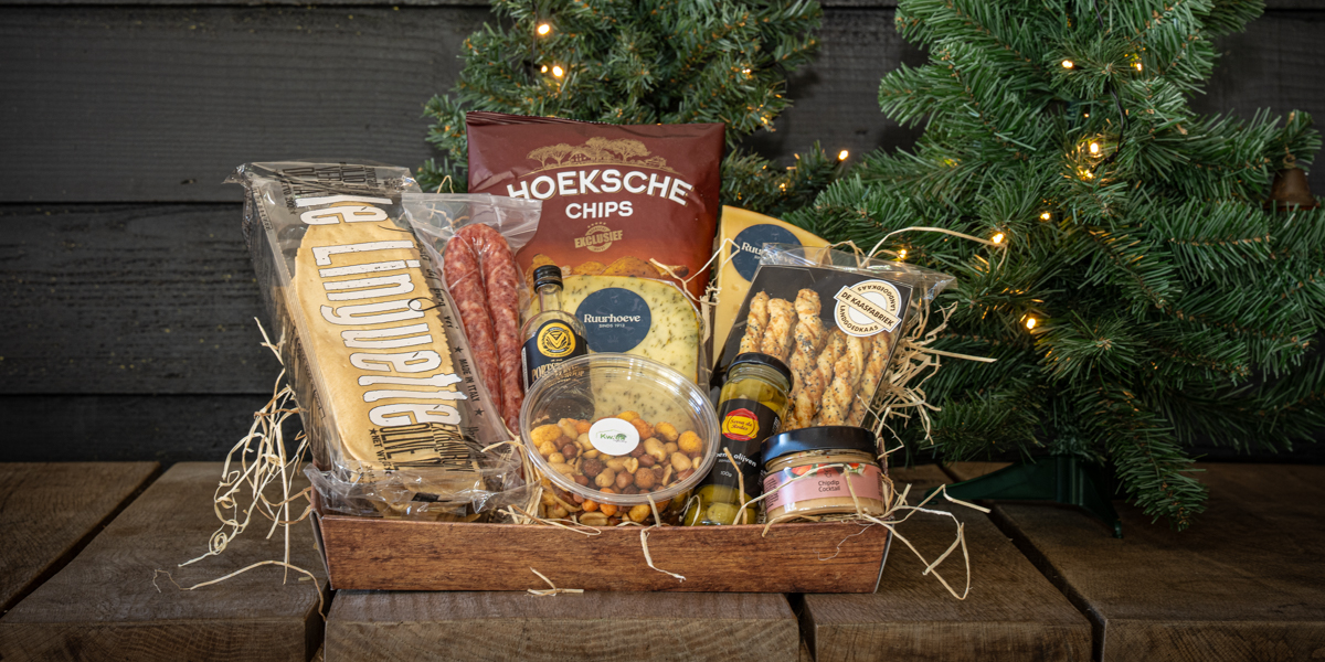 Ruurhoeve borrel kerst inhoud pakket